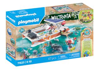 Playmobil Wiltopia 71623 Πλωτό Εργαστήριο Υποθαλάσσιων Ερευνών