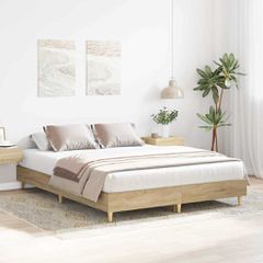 Σκελετός Κρεβατιού Σονόμα 152 x 203 cm Επεξεργασμένο Ξύλο 3402866