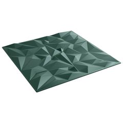 Πάνελ τοίχου 12 τμχ. 50 x 50 cm Αμέθυστος Πράσινο Φελιζόλ XPS 42046062