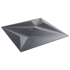 Πάνελ τοίχου 48 τμχ. 50 x 50 cm Αστέρι Γκρι Φελιζόλ XPS 42046074