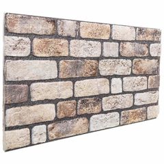 Πάνελ τοίχου 10 τμχ. 100 x 50 cm Ανοιχτό καφέ Αφρός EPS 42046102