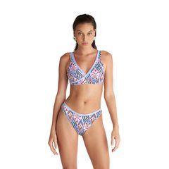 Blu4u Γυναικείο Μαγιό Τρίγωνο Τοπ Aztec Mix SS '26