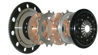 184mm Rigid Twin Disc - Pull Type 16.1kg / 36.3lbs - 881NM