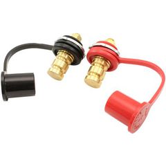 Remote Battery Junction Terminal Kit Sold As a Pair Negative (Black) and Positive (Red)