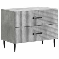 Κομοδίνο με συρτάρι Γκρι Σκυροδέματος 62 x 34,5 x 47,5 εκ 894778