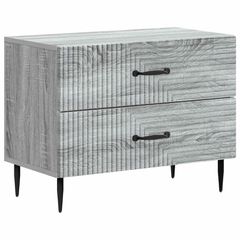 Κομοδίνο Γκρι Sonoma 62 x 34,5 x 47,5 εκ Επεξεργασμένο Ξύλο 894781