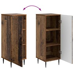 Πλαϊνό γραφείο Παλαιωμένο ξύλο 33 x 34,5 x 89,5 εκ 894833-thumb-8