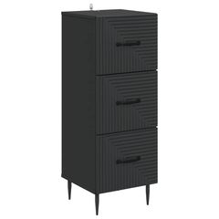 Ντουλάπι με Συρτάρια Μαύρο 33 x 34,5 x 89,5 εκ 894846