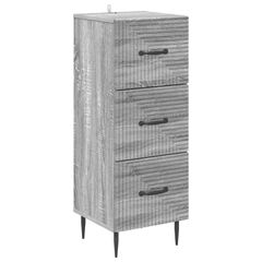 Ντουλάπι με Συρτάρια Γκρι Sonoma 33 x 34,5 x 89,5 εκ 894851