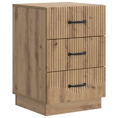 Κομοδίνο Artisan Δρυς 43 x 41 x 63,5 εκ. Επεξεργασμένο Ξύλο 895254