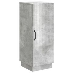 Πλαϊνό γραφείο Γκρι Σκυροδέματος 33 x 34,5 x 87 εκ. 895288