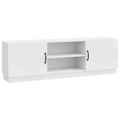 Ντουλάπι TV Γυαλιστερό Λευκό 150 x 31 x 47 εκ 895379