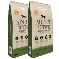 Ξηρά Τροφή Σκύλων Premium Adult Active Chicken & Fish 2τεμ 30 κ 275194