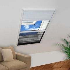 Σήτα Παράθυρου Πλισέ 160 x 80 εκ. Αλουμινίου με Σκίαστρο 141131