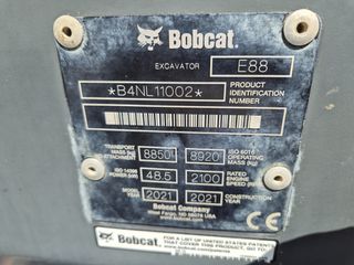Εκσκαφέας Με Ερπύστριες Bobcat 2021 E88 Αριστο!!!-thumb-14