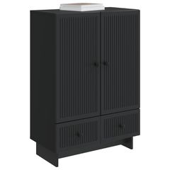 Πλαϊνό γραφείο Μαύρο 66 x 34,5 x 95 εκ. 893976-thumb-1