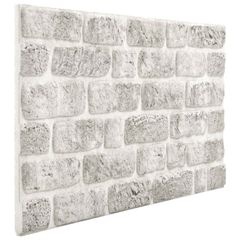 Πάνελ τοίχου 10 τμχ. 100 x 50 cm Ανοιχτό γκρι Αφρός EPS 332924