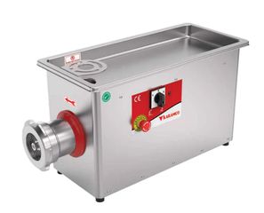 ΠΡΟΣΦΟΡΑ!!! KARAMCO VHE.SEKK.32T-S (34x82x52cm - 4HP/400V - Παραγωγή: 550-700Kg/h) Επιτραπεζια Ψυχόμενη Κρεατομηχανή για Κατεψυγμένο Κρέας