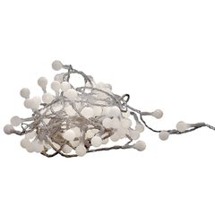 Entac Χριστουγεννιάτικα Λαμπάκια IP44 120 LED 15mm Μπάλες Ψυχρό 9m