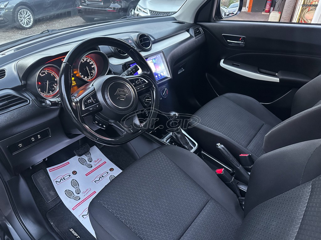 Suzuki Swift 2021 Ελληνικό, HYBRID,1ο Χέρι,Οθονη  CarPlay,Βιβλίο, 2Ετη Εγγύηση thumbnail 10