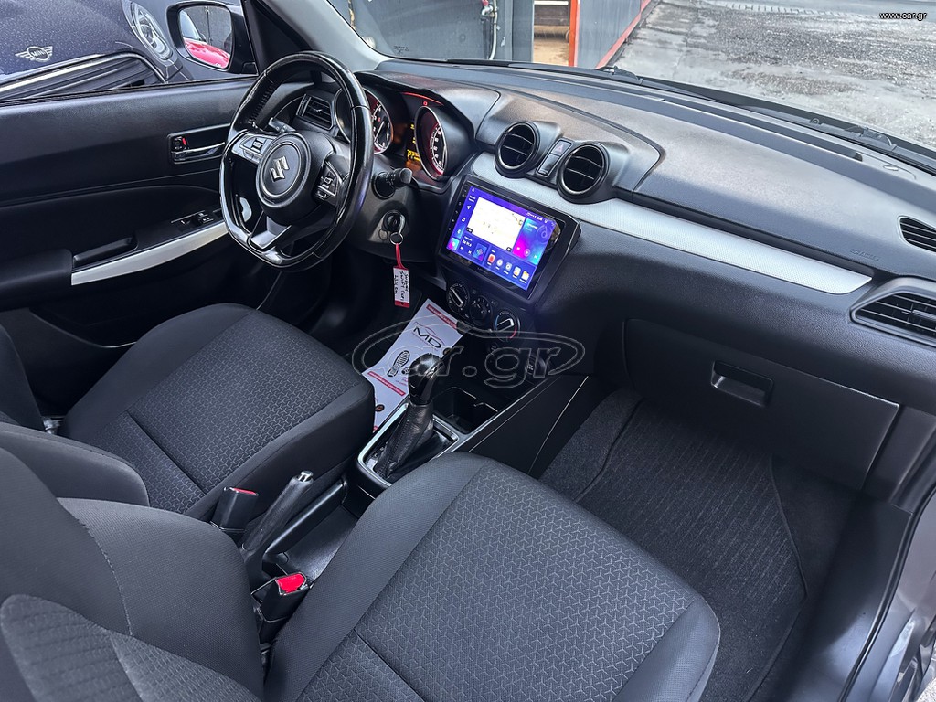 Suzuki Swift 2021 Ελληνικό, HYBRID,1ο Χέρι,Οθονη  CarPlay,Βιβλίο, 2Ετη Εγγύηση thumbnail 12