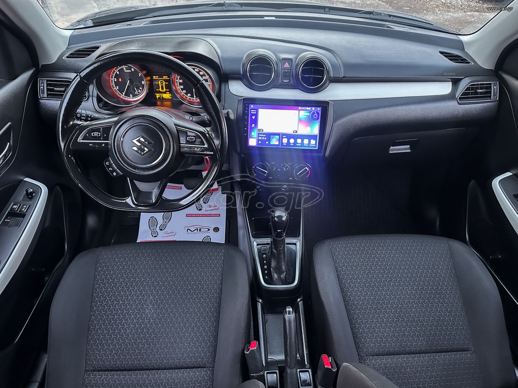 Suzuki Swift 2021 Ελληνικό, HYBRID,1ο Χέρι,Οθονη  CarPlay,Βιβλίο, 2Ετη Εγγύηση thumbnail 16