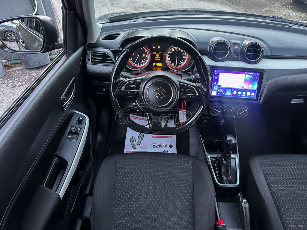 Suzuki Swift 2021 Ελληνικό, HYBRID,1ο Χέρι,Οθονη  CarPlay,Βιβλίο, 2Ετη Εγγύηση thumbnail 17