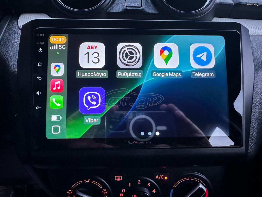 Suzuki Swift 2021 Ελληνικό, HYBRID,1ο Χέρι,Οθονη  CarPlay,Βιβλίο, 2Ετη Εγγύηση thumbnail 32