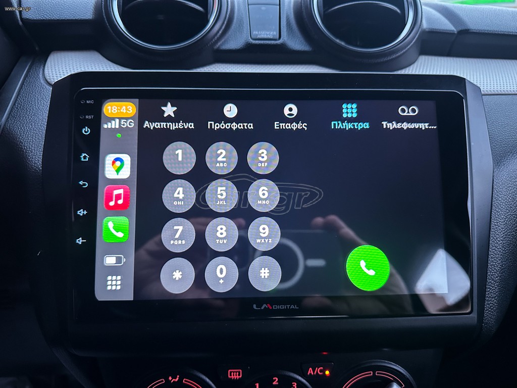 Suzuki Swift 2021 Ελληνικό, HYBRID,1ο Χέρι,Οθονη  CarPlay,Βιβλίο, 2Ετη Εγγύηση thumbnail 34