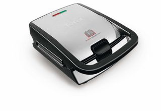 Tefal Snack Collection Τοστιέρα με Αποσπώμενες Πλάκες για 2 Τοστ 700W Inox