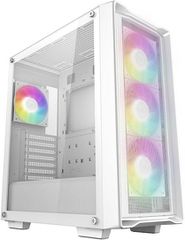 Deepcool CC560 V2 Mesh Gaming Midi Tower Κουτί Υπολογιστή με Πλαϊνό Παράθυρο Λευκό
