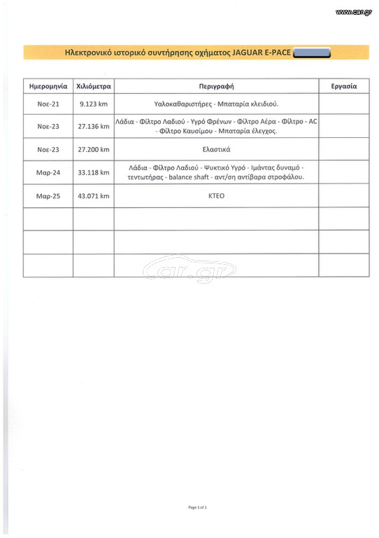 Jaguar E-Pace 2020 Ελληνικό, 1ο Χέρι,Panorama, AWD,Βιβλίο thumbnail 51
