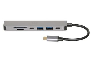 iBox Dock / USB-A Docking Station με 4K PD Ethernet Γκρι