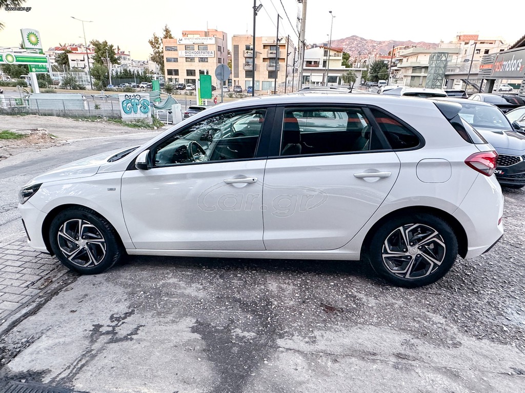 Hyundai i 30 2021 1ο Χέρι,PREMIUM HYBRID,Οθόνη Carplay,Βιβλίο,2Ετη Εγγύηση thumbnail 4