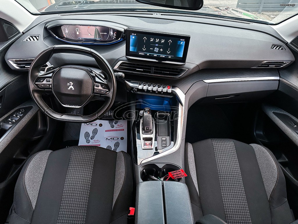 Peugeot 3008 2021 Ελληνικό,1o Χέρι,Οθόνη Carplay,Βιβλίο,2 Ετη Εγγύηση thumbnail 17
