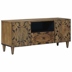 Ντουλάπι TV Καφέ 105 x 33,5 x 46 εκ. Στερεό ξύλο μάνγκο 4018346