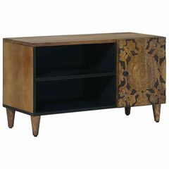 Ντουλάπι TV με ράφι Καφέ 80 x 31,5 x 46 cm Στερεό ξύλο μάνγκο 4018347
