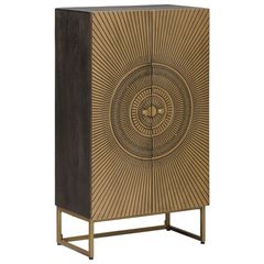 Highboard Ορείχαλκος 53,5 x 30 x 95 εκ 42020074