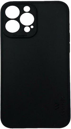 Leewello Back Cover Σιλικόνης Μαύρο (iPhone 13 Pro)
