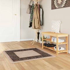 Χαλί Runner MARSA Μαύρο 100 x 100 cm Πολυέστερ και PVC 42023336