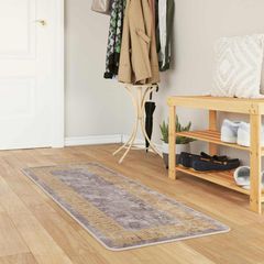 Χαλί Runner MARSA Γκρι 50 x 200 εκ. Πολυέστερ και PVC 42023346