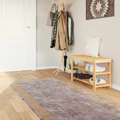 Χαλί Runner MARSA Γκρι 80 x 350 εκ. Πολυέστερ και PVC 42023355