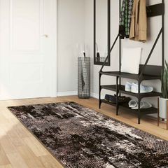 Χαλί Runner MARSA Μαύρο 100 x 300 cm Πολυέστερ και PVC 42023384
