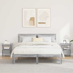 Κομοδίνο 2 τμχ. Γκρίζο Σονομα 41 x 40 x 45 εκ 8000431
