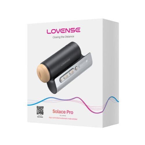 Lovense - Solace Pro Automatic Thrusting Masturbator Black