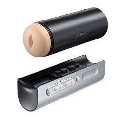 Lovense - Solace Pro Automatic Thrusting Masturbator Black-thumb-4