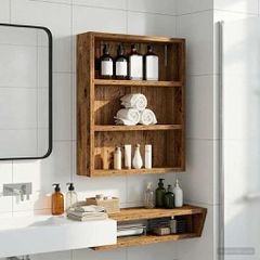 Ντουλάπα τοίχου μπάνιου Παλιό ξύλο 40 x 10 x 50 εκ 889349