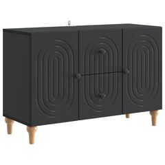 Ντουλάπι TV Μαύρο 89 x 34,5 x 60 εκ. Επεξεργασμένο Ξύλο 894196