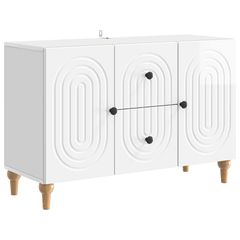 Ντουλάπι TV με συρτάρι Γυαλιστερό Λευκό 89 x 34,5 x 60 εκ. 894199