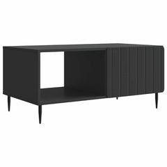 Τραπεζάκι σαλονιού Μαύρο 90 x 50 x 40 cm Επεξεργασμένο Ξύλο 894496